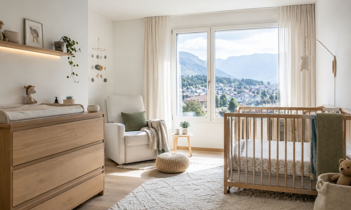 Babyzimmer einrichten: 15 praktische Ideen für ein sicheres und gemütliches Babyzimmer
