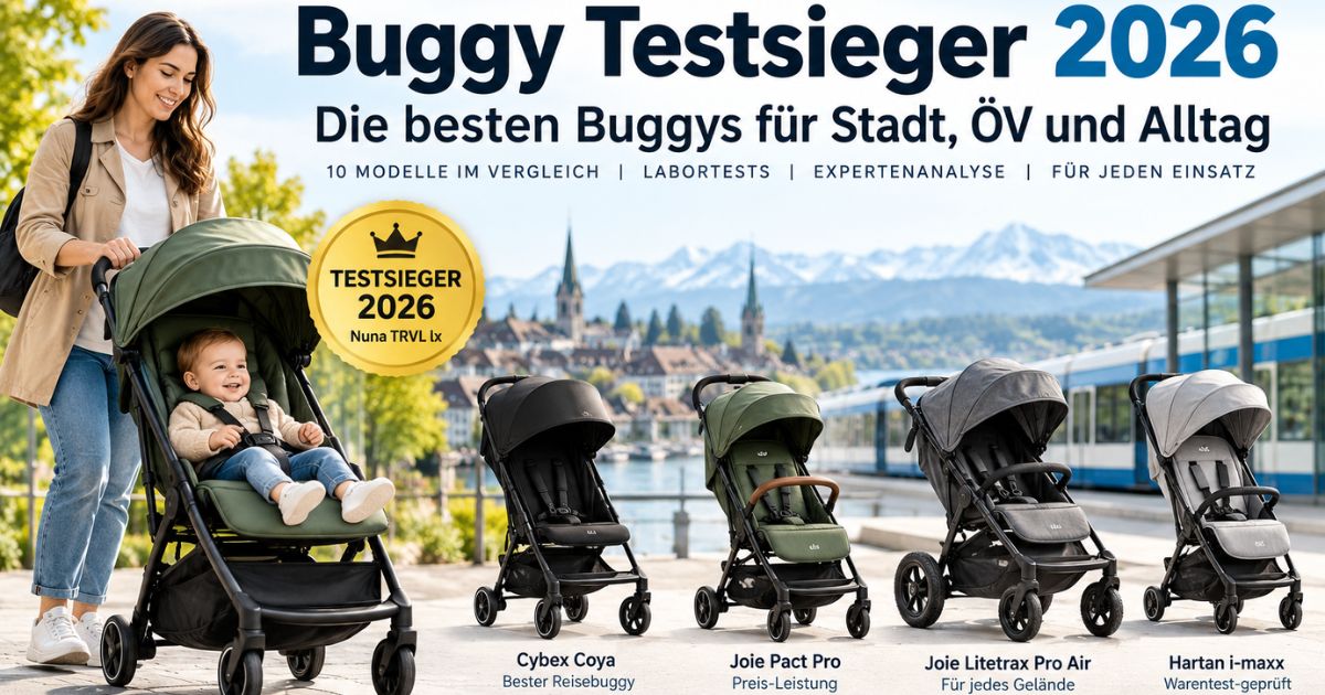 Buggy Test 2026: Die besten Buggys und Reisebuggys im Vergleich (Schweiz)