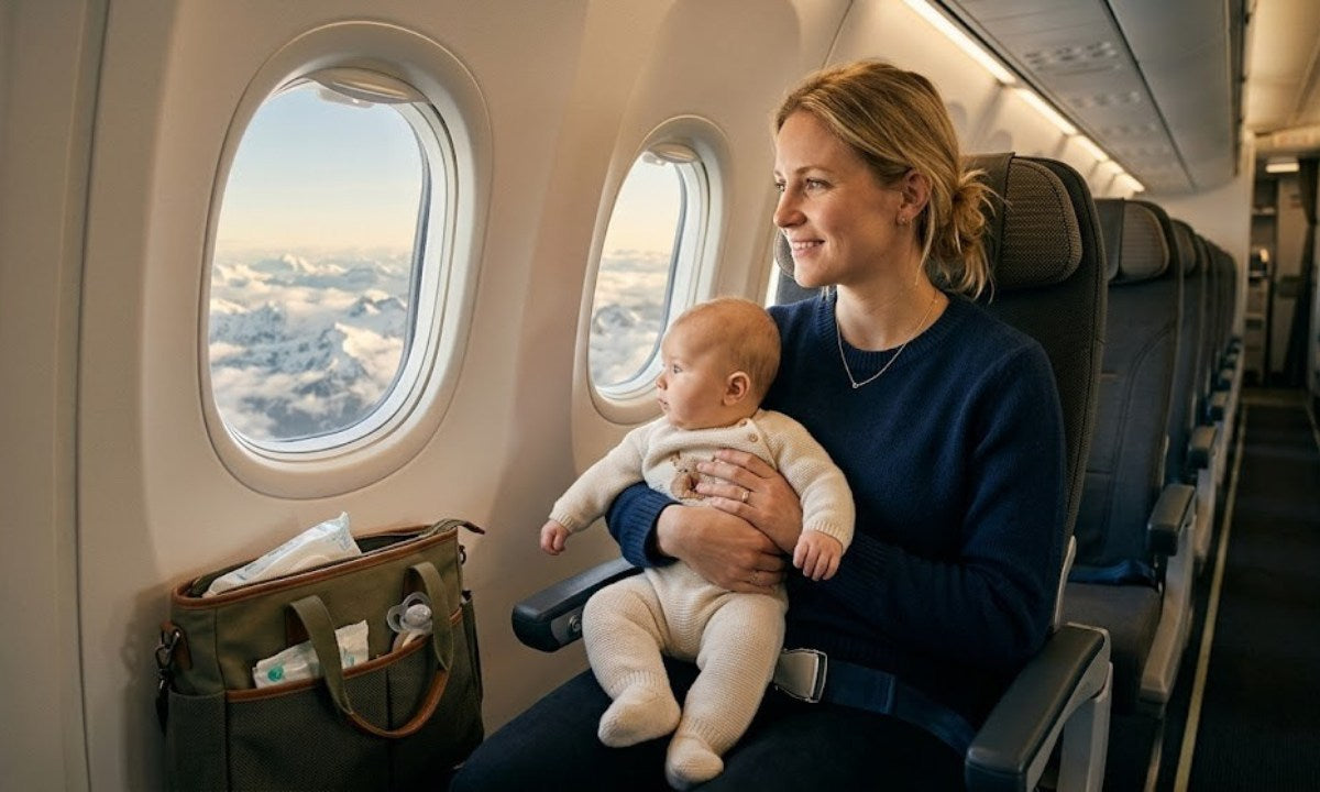 Mit dem Baby im Flugzeug – 20 Tipps von Schweizer Eltern für Schweizer Eltern