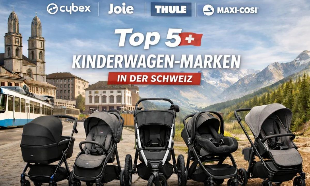 Top 5 Kinderwagen-Marken in der Schweiz