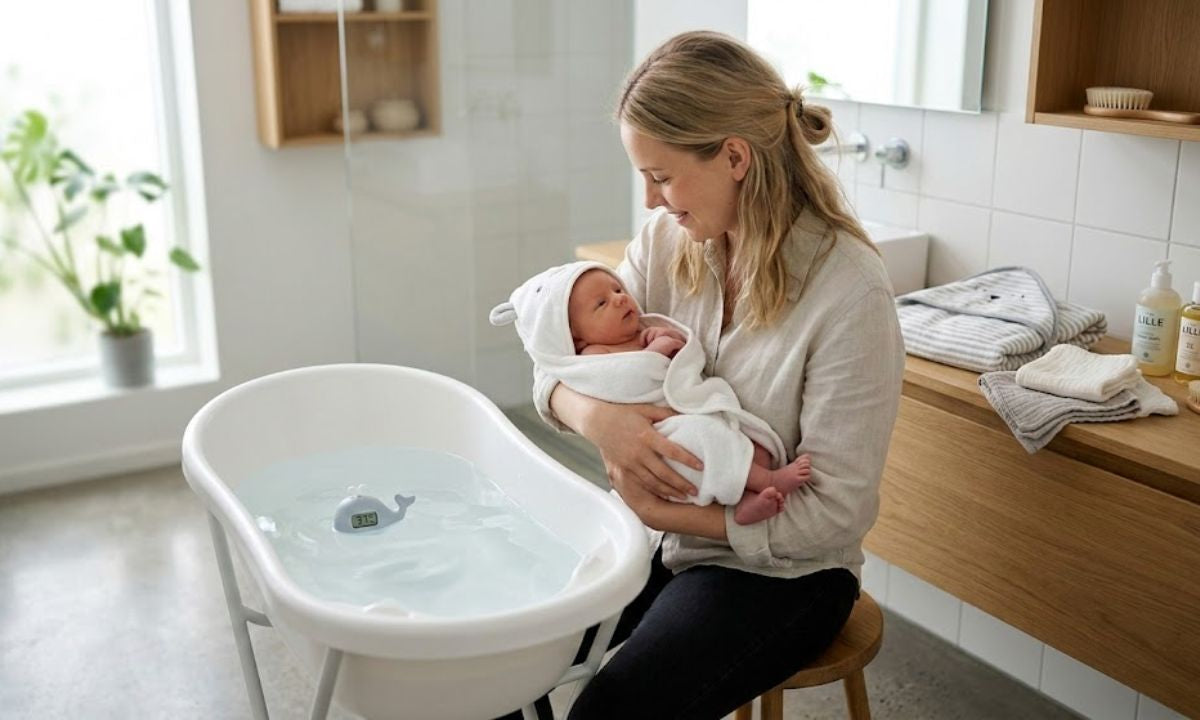 Baby baden: Alles, was Sie für ein sicheres und entspanntes Babybad brauchen