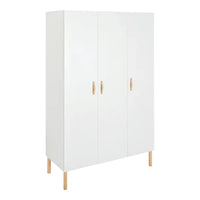 Schardt Melody White Kleiderschrank 3-türig, weiß/geölt