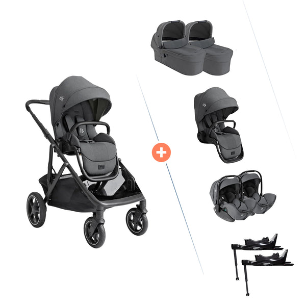 Joie Versiti Signature Twin Set mit i-Level Pro