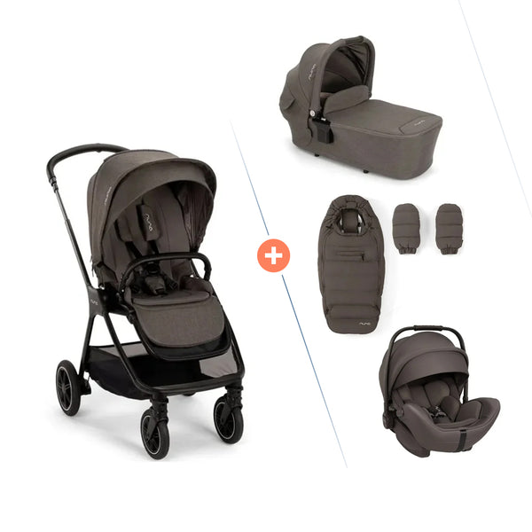 Nuna TRIV lx Kombikinderwagen mit Arra Flex und Winterset
