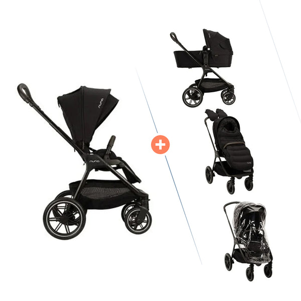 Nuna TRIV lx Kombikinderwagen mit LYTL Babywanne und Winterset