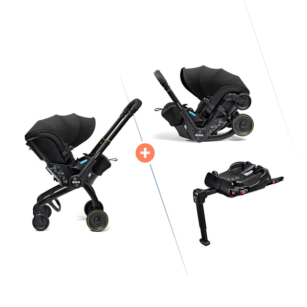 Doona X mit Doona X ISOFIX-Basis