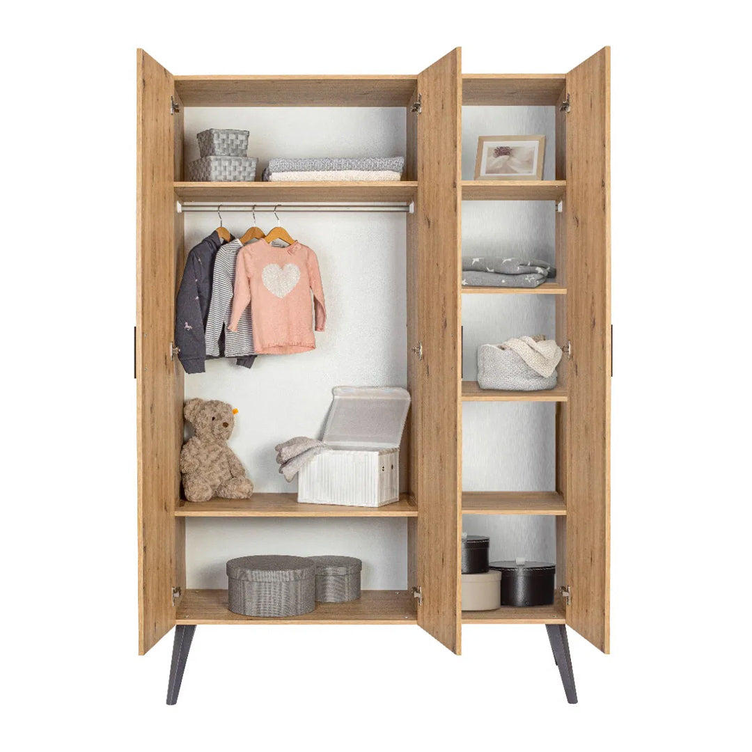 Schardt Kleiderschrank Morris Oak 3-türig