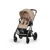 Cybex Balios S Lux 4-in-1 Kombikinderwagen Reiseset mit Cloud G i-Size in Almond Beige