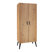 Schardt Kleiderschrank Morris Oak 2-türig, Dekor Artisan Oak
