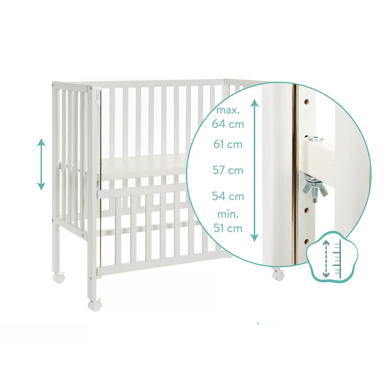 Beistellbett Cocon Plus (Weiss)