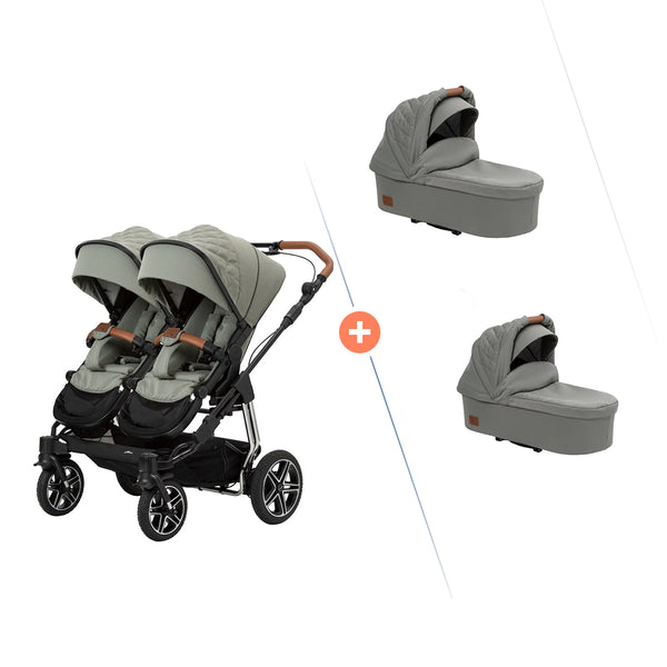 Zwillingswagen HARTAN TWO SELECT mit Zwei Wanne