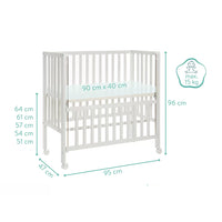 Beistellbett Cocon Plus (Weiss)
