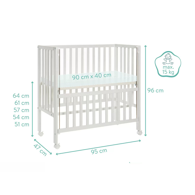 Beistellbett Cocon Plus (Weiss)