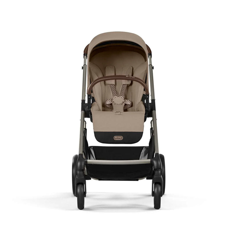 Cybex Balios S Lux 4-in-1 Kombikinderwagen Reiseset mit Cloud G i-Size in Almond Beige