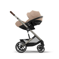 Cybex Balios S Lux 4-in-1 Kombikinderwagen Reiseset mit Cloud G i-Size in Almond Beige