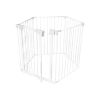 Tulano Guardian 6.0 2-in-1 Sicherheitstor und Laufgitter 340 cm – Weiß – Ansicht 1