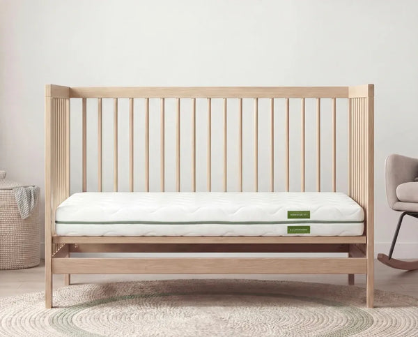 Bambusmatratze 120×60×10 cm mit DuoCore und Aqua-Protector-Bezug