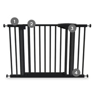 Tulano Guardian Sicherheitstor 75-110 cm ohne Bohren – Schwarz – Ansicht 8