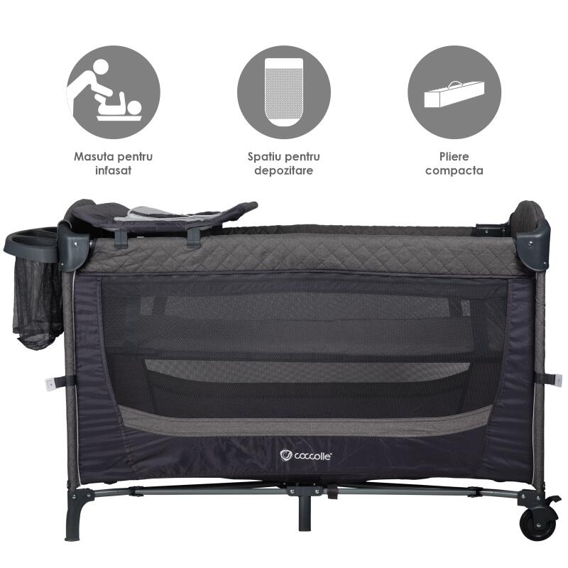 Coccolle Insieme Beistellbett (GreyStone)