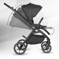 Coccolle Serry 4in1 Kinderwagen-Set mit Relax i-Size Babyschale und i-Size Isofix-Basis 360