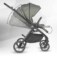 Coccolle Serry 4in1 Kinderwagen-Set mit Relax i-Size Babyschale und i-Size Isofix-Basis 360