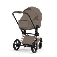 Cybex Priam 5 Style 4in1 Set Roségold Gestell faltbare Babywanne & Cloud T i-Size Plus mit Base T 360