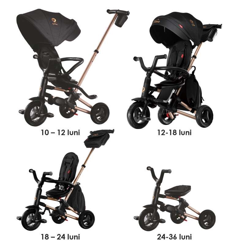 Dreirad Qplay Nova Rubber  ultrafaltbares (Gold Limited Edition)