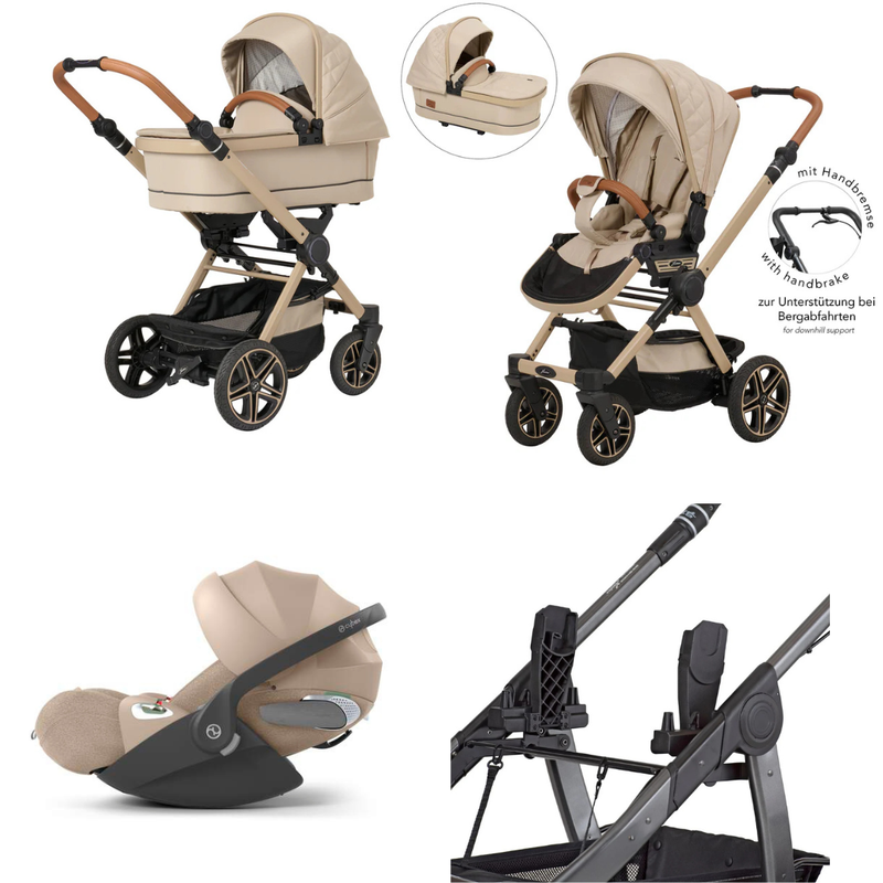 Hartan T2 City 3in1 Kinderwagen mit Handbremse
