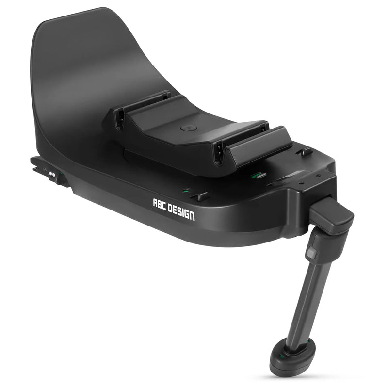 ABC Design Salsa 5 Air - Starter Set 14-teilig inkl. Babyschale mit Liegefunktion Calla i-Size inkl. drehbarer Isofix Base 360 (Marron/ Falcon)
