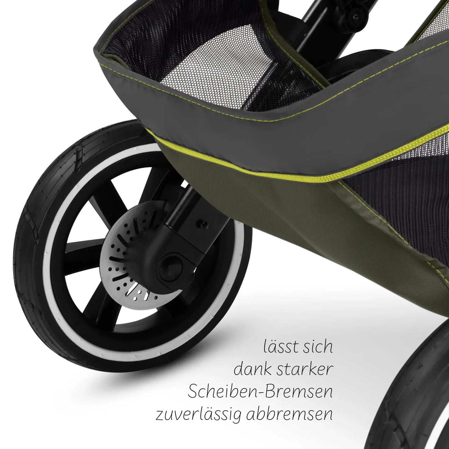 ABC Design Kombi-Kinderwagen Salsa 5 Run (Avocado)