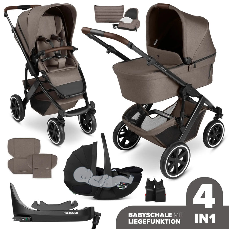 4in1-Kinderwagen-Set Salsa 5 Air inkl. Babyschale Calla mit Liegefunktion Modell: 2026