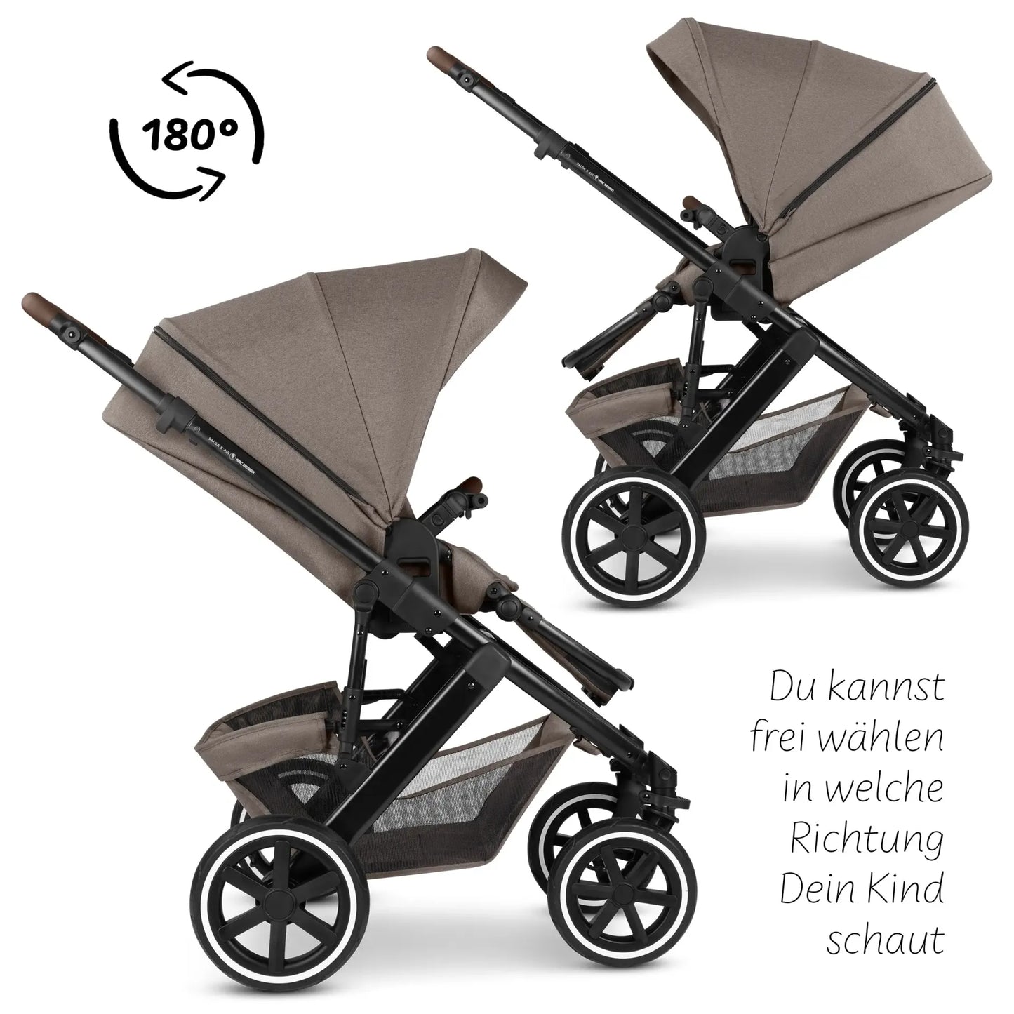 ABC Design Kombikinderwagen Salsa 5 Air (Nature)