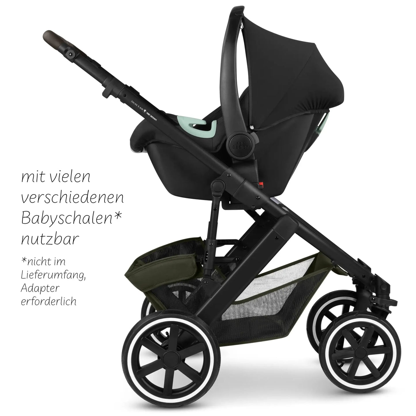 ABC Design Kombikinderwagen Salsa 5 Air (Avocado)