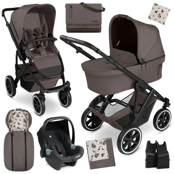 ABC Design Salsa 5 Air 3in1 Starter Set 13-teilig – Marron mit Tulip Babyschale