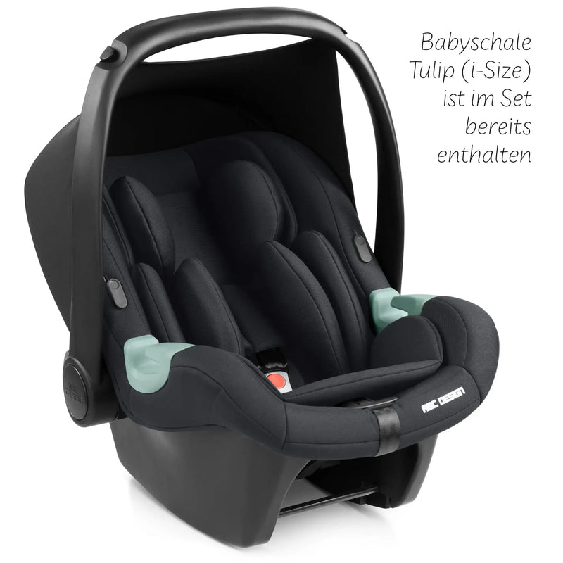 ABC Design Salsa 5 Air 3in1 Starter Set 13-teilig – Marron mit Tulip Babyschale