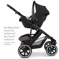 ABC Design Salsa 5 Air 3in1 Starter Set 13-teilig – Marron mit Tulip Babyschale