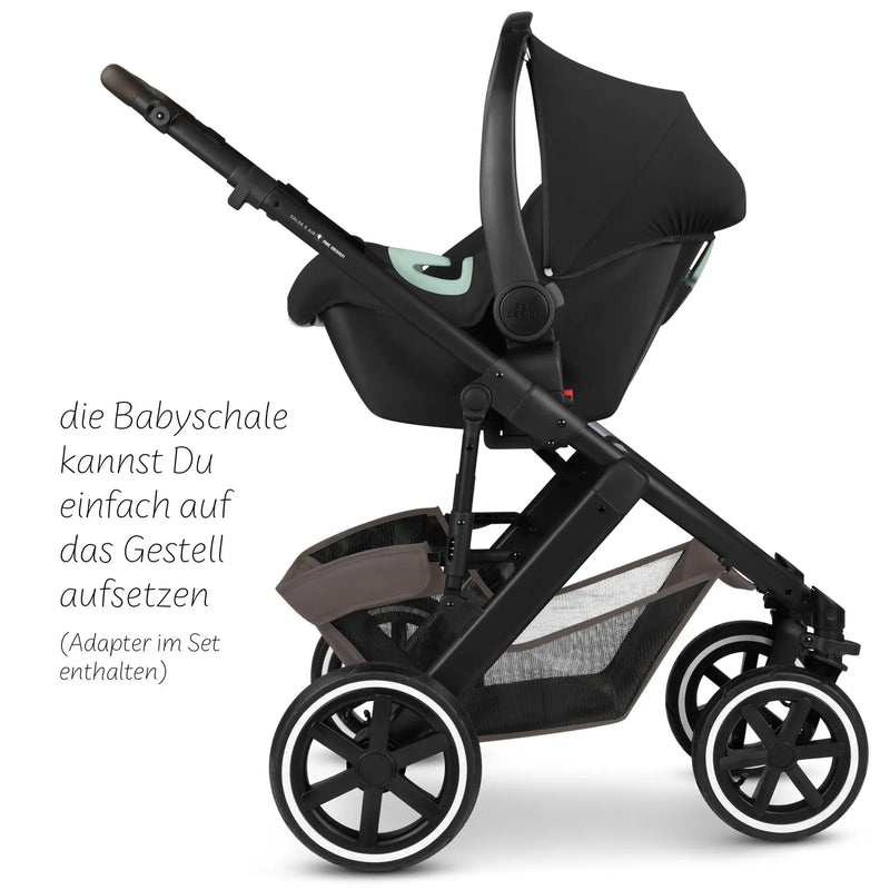 ABC Design Salsa 5 Air 3in1 Starter Set 13-teilig – Marron mit Tulip Babyschale
