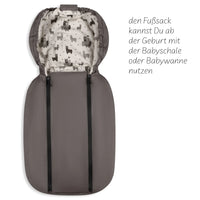 ABC Design Salsa 5 Air 3in1 Starter Set 13-teilig – Marron mit Tulip Babyschale