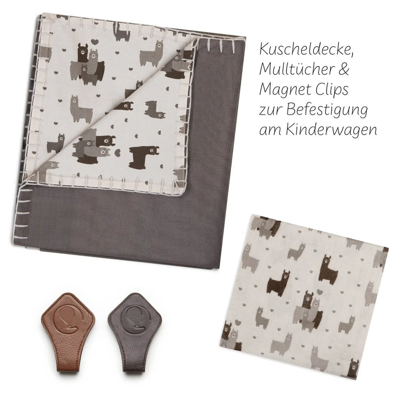 ABC Design Salsa 5 Air 3in1 Starter Set 13-teilig – Marron mit Tulip Babyschale