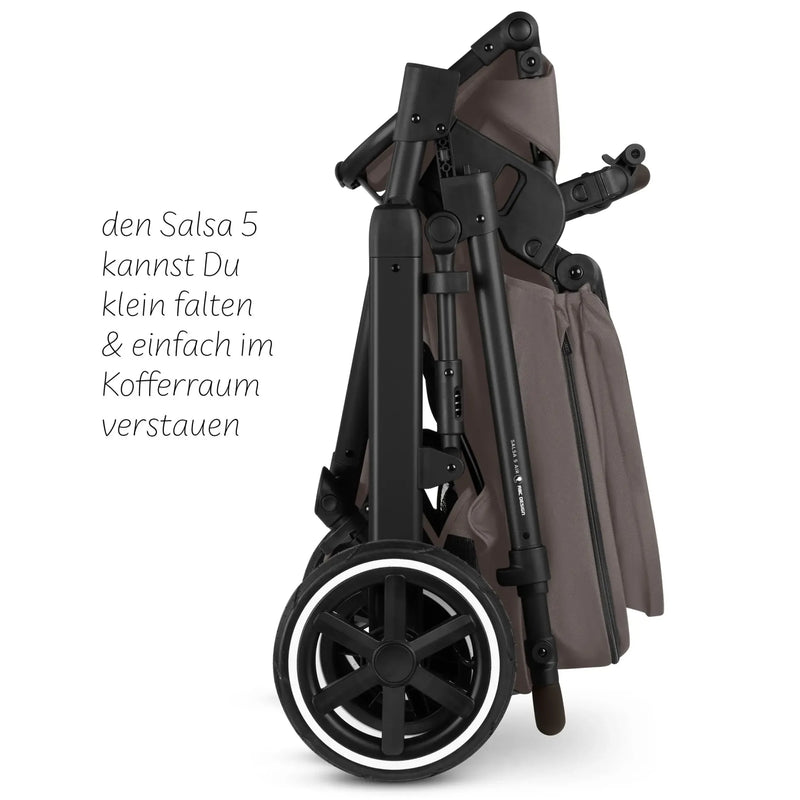 ABC Design Salsa 5 Air 3in1 Starter Set 13-teilig – Marron mit Tulip Babyschale