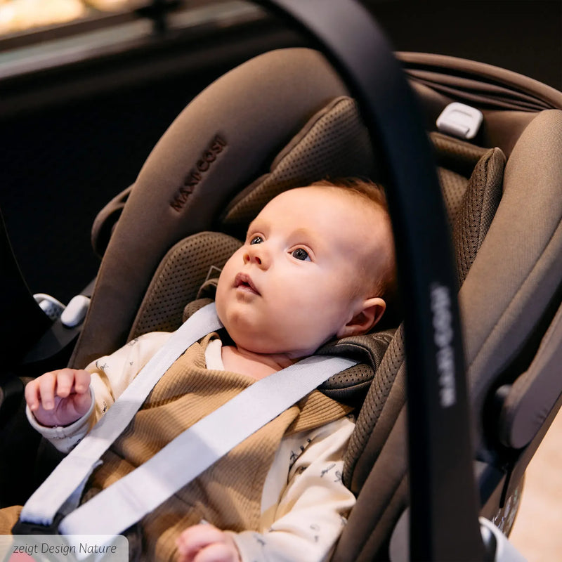 ABC Design 3in1 Kinderwagen-Set Salsa 5 Air inkl. Babyschale Maxi Cosi Pebble 360 Pro 2 - Nature