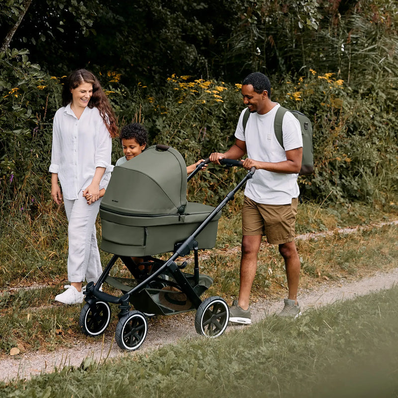 ABC Design 3in1 Kinderwagen-Set Salsa 5 Air inkl. Babyschale Maxi Cosi Pebble 360 Pro 2 - Nature