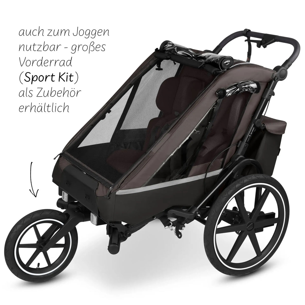 abc design fahrradanhänger test Tour 2 mit 2 Komfortsitzen paketbox groß E-Bike-Diebstahl steigt weiter rasant Model:Z8 PRO For Front & Rear Wheel