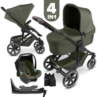 ABC Design 4in1 Kombi-kinderwagen-Set Sierra inkl. Isofix Base