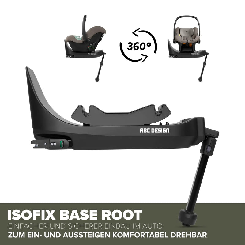 ABC Design 4in1 Kombi-kinderwagen-Set Sierra inkl. Isofix Base