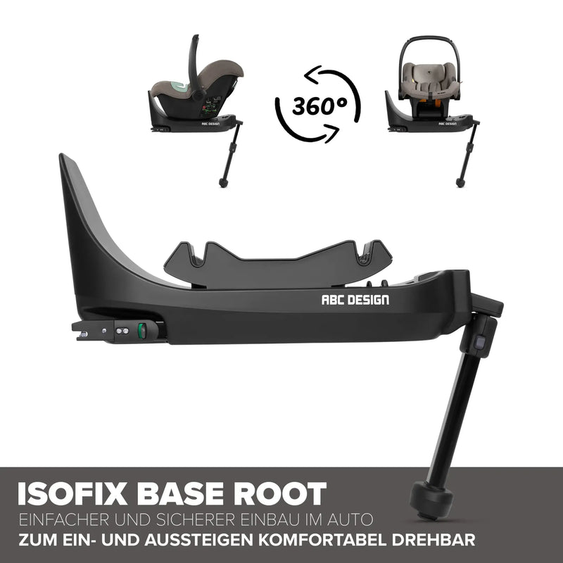 ABC Design 4in1 Kombi-kinderwagen-Set Sierra inkl. Isofix Base