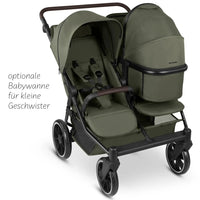 ABC Design Geschwister Kinderwagen Bayamo mit Babywanne