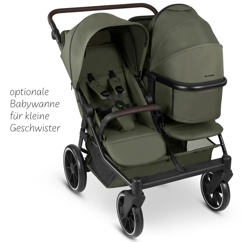 ABC Design Geschwister Kinderwagen Bayamo mit Babywanne