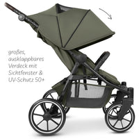 ABC Design Bayamo Zwillingskinderwagen mit 2 Babywanne – Pea – Ansicht 5