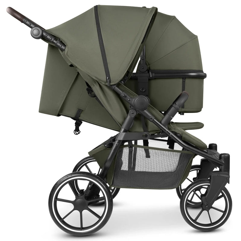 ABC Design Bayamo Zwillingskinderwagen mit 2 Babywanne – Pea – Ansicht 8